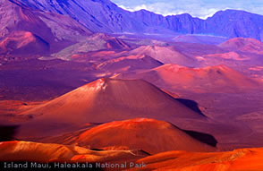 Haleakala volcano Hawaii Maui. This is  Red Crater